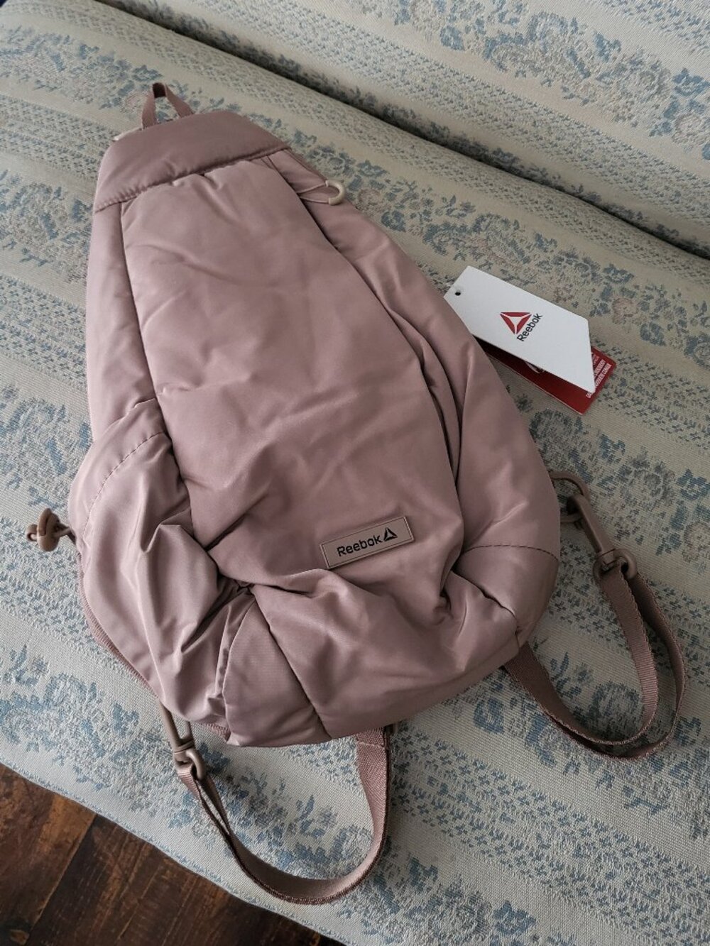 REEBOK Coralie Convertible Crossbody Backpack Sling Pink NWT